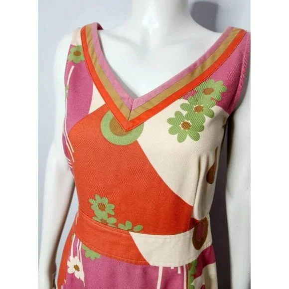 Vintage Marc Jacobs Dress, 90s/Y2K, Mod Dress, Floral, Size Small to Medium - Picture 3 of 10